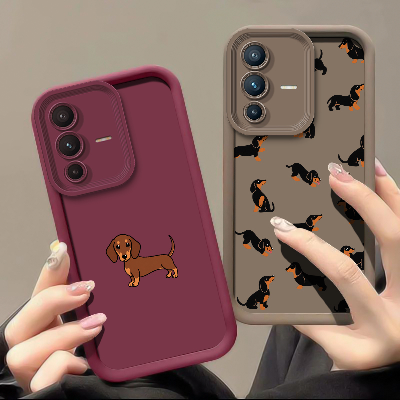 Animal Dachshund Dog Phone Cas - Vivo V40 recension och pris