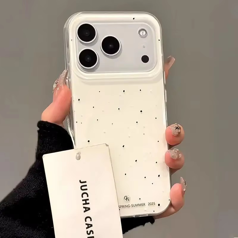 Simple Korean-Style White spla - Phone Cases Korea recension och pris