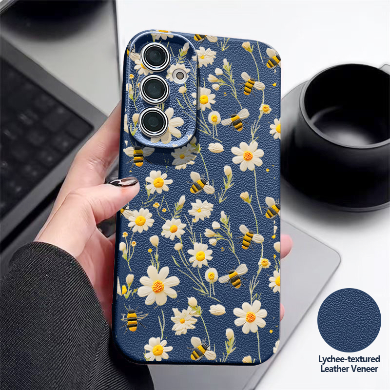 Bee Flower Pattern Silicone Ph - Phone Cases Galaxy A17 recension och pris