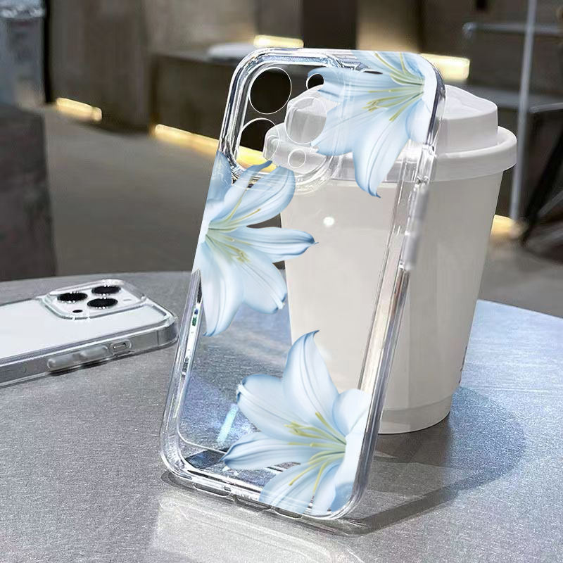Fashion Exquisite White Lily F - Phone Cases Popular recension och pris