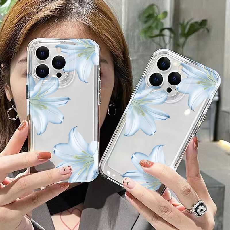 Fashion Exquisite White Lily F - Phone Cases Popular recension och pris