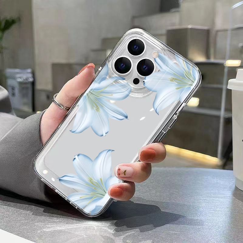 Fashion Exquisite White Lily F - Phone Cases Popular recension och pris