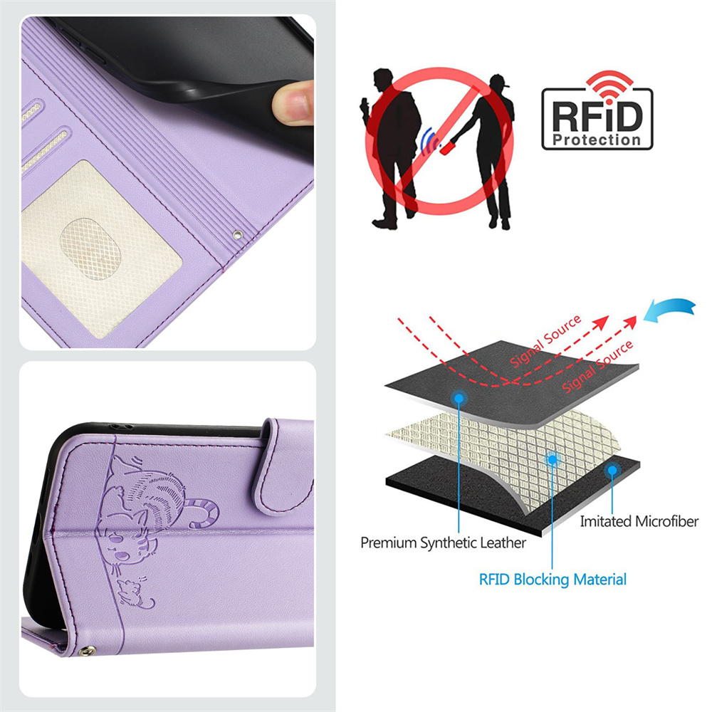 Luxury Wallet Flip Magnetic Le - Phone Cases Eu recension och pris