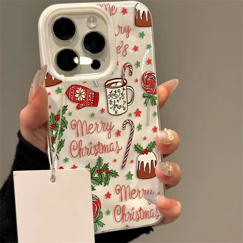 Cute Festive Christmas Pattern - Phone Cases Cute Iphone 14 recension och pris