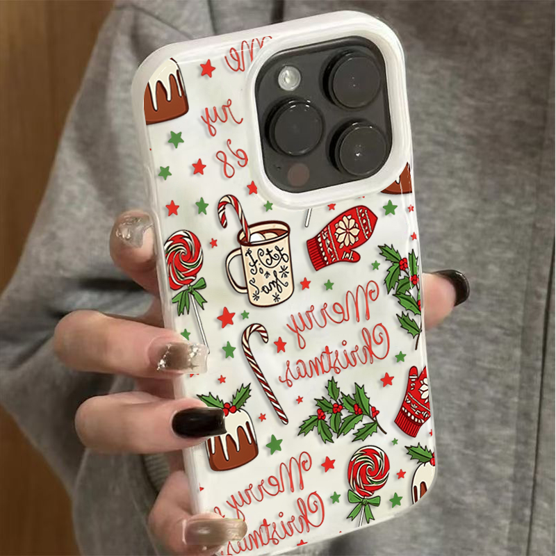 Cute Festive Christmas Pattern - Phone Cases Cute Iphone 14 recension och pris