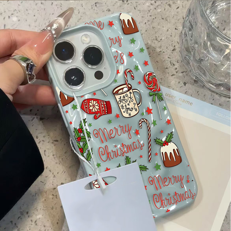 Cute Festive Christmas Pattern - Phone Cases Cute Iphone 14 recension och pris