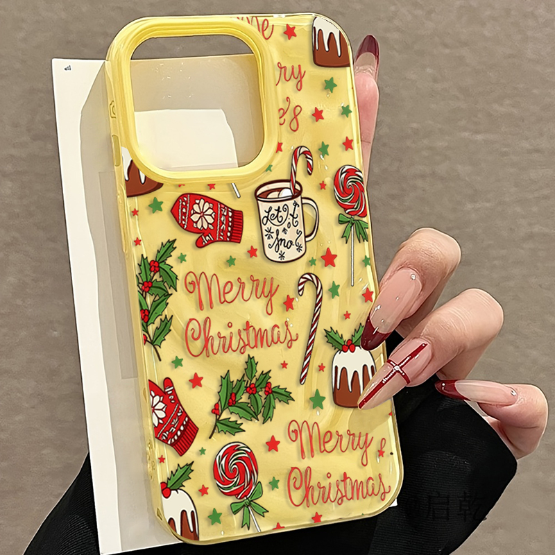 Cute Festive Christmas Pattern - Phone Cases Cute Iphone 14 recension och pris