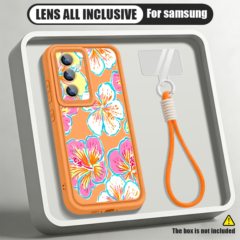 Flower Pattern Lanyard Phone C - Phone Cases Galaxy A17 recension och pris