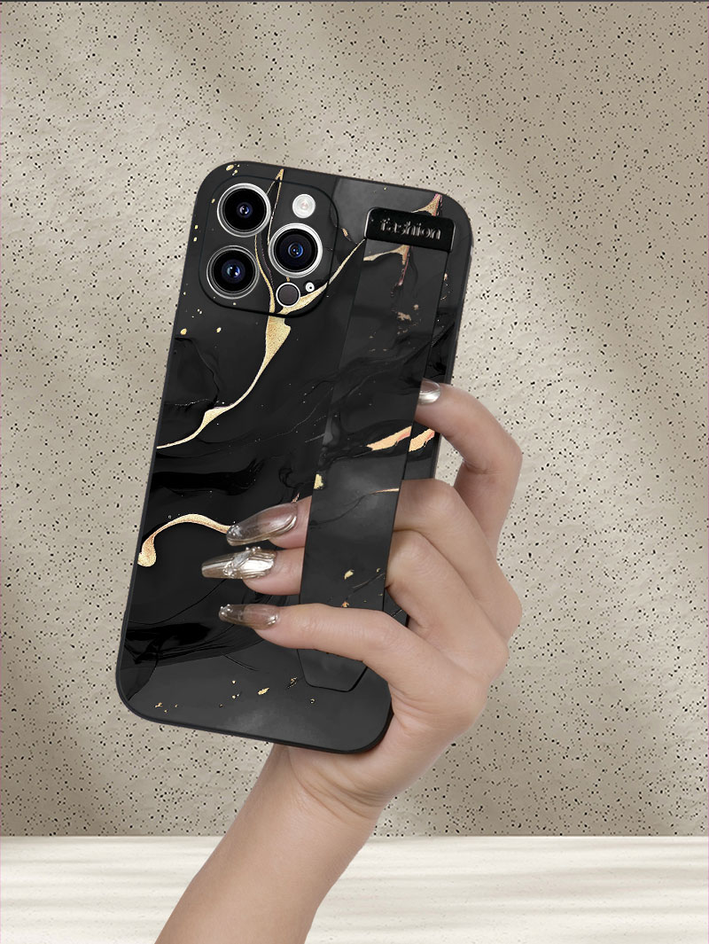Luxury Liquid Silicone Marble  - Phone Cases With Loop recension och pris