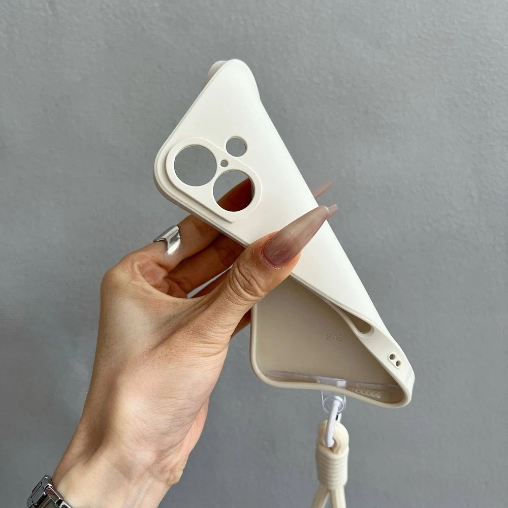 Fashion Silicone Liquid Phone  - Phone Cases With Loop recension och pris