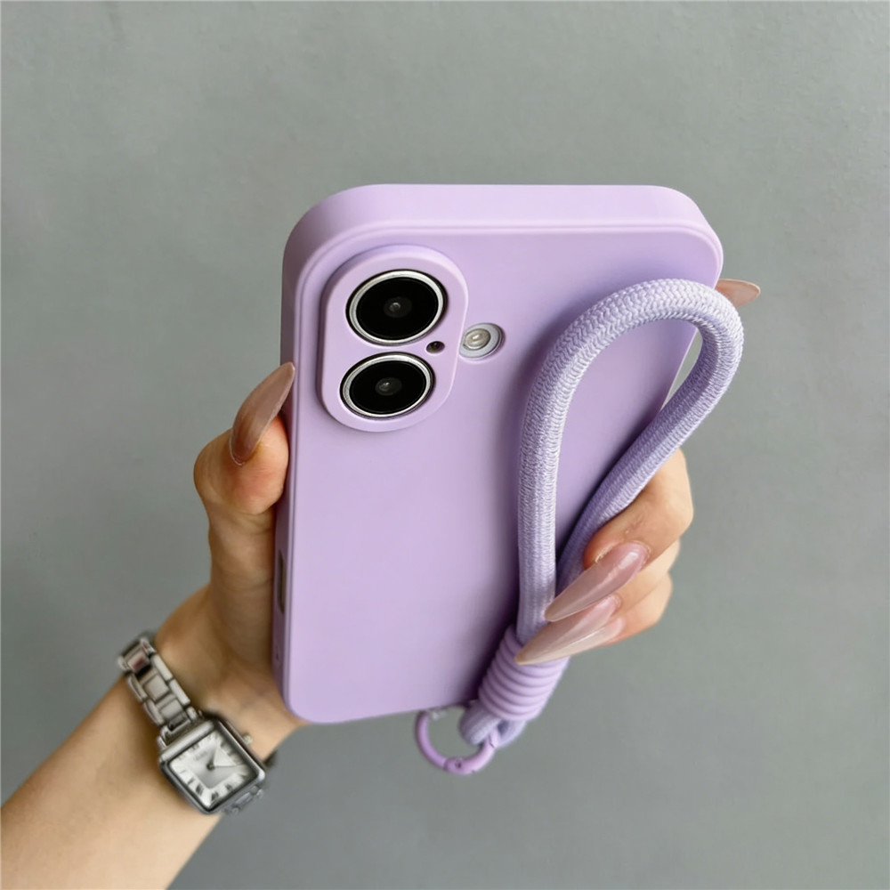 Fashion Silicone Liquid Phone  - Phone Cases With Loop recension och pris